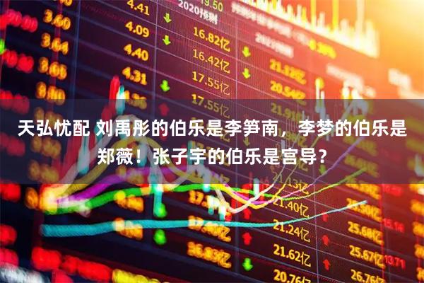 天弘忧配 刘禹彤的伯乐是李笋南，李梦的伯乐是郑薇！张子宇的伯乐是宫导？